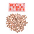 thumbnail image 4 of 1 Ensemble de Cartes de Chiffres Bingo Jeu d'Échecs Bingo et de Pièces d'Échecs de Chiffres Accessoires de Jeu, 4 of 8