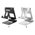 thumbnail image 1 of Tablet Holder Desktop Tablet Adjustable Stand Aluminum Alloy Foldable Mount for Home Office, 1 of 10