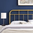 thumbnail image 4 of Alessia Queen Metal Headboard - Gold, 4 of 4