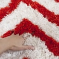 thumbnail image 2 of Safavieh Barcelona Carmella Zigzag Stripes Shag Area Rug, 2 of 5