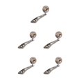thumbnail image 1 of Langgg Poignée de Pêche en Métal pour Moulinet Spinning Portable Détachable 32mm Réutilisable Remplacement Poignée Modifiée Bouton de Lancer d'Appâts Fournitures Gris Argenté 5Ensemble, 1 of 6