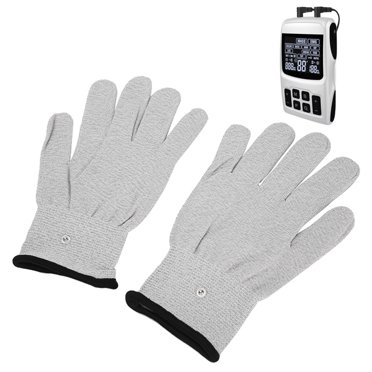 Gant pour Machine pour TENS, Gant pour Électrode Améliorant la Circulation Sanguine, Absorbant, pour Appareil de Massage par Électrothérapie, Appareil pour Beauté et Soins de Santé
