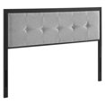 thumbnail image 1 of Modway Teagan Tufted Full Headboard in Black Light Gray, 1 of 7