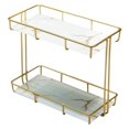 thumbnail image 1 of kurtrusly Storage Rack Multi-layer Storage Box Perfume Jewellery Container Basket S Double Layer White, 1 of 8