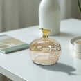 thumbnail image 4 of Elegant Glass Cleaning Container with Pomegranate Design for Home and Bathroom Use Storage Jar, 4 of 7