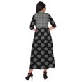 thumbnail image 4 of Moomaya Robe Kurti d'Été à Manches Courtes Imprimée, Tunique Ligne A pour Femmes, 4 of 5