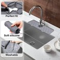 thumbnail image 4 of Silicone Faucet Handle Drip Catcher Tray, Kitchen Guard For Faucet, Silicone Sink Faucet Mat For Kitchen Bathroom, 4 of 4