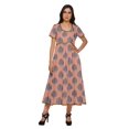 thumbnail image 1 of Moomaya Robe Kurti Longue Indienne Imprimée en Coton Tunique Robes pour Femmes, 1 of 6