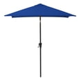 thumbnail image 3 of CorLiving 6.5ft x 6.5ft Square Tilting Outdoor Market Umbrella with Steel Frame and Durable Canopy, Cobalt Blue, 3 of 8