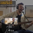 thumbnail image 4 of Tignapoo Microphone Cravate Sans Fil Compact 2,4 g avec Portée de 30 à 50 m pour Diffusion en Continu sur Mobile, Cours en Ligne et Entrevues en Plein Air, avec Port USB‐C et Étui de Chargement avec Batterie Intégrée, 4 of 6