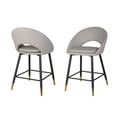 thumbnail image 1 of Valentina Counter Stool, Set of 2, Grey, 1 of 8
