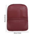 thumbnail image 3 of Leather Car Seat Back Protector Pad for Rear Seats Prevents Kicks Dirt and Damage Universal Fit Easy to Clean, 3 of 6