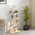 thumbnail image 2 of Costway 6 Tier Potted Metal Plant Stand Rack Curved Stand Holder Display Shelf with Hook, 2 of 10