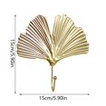 thumbnail image 4 of Creative Hook Hanging List Coat Hook Wall Hook Home Decoration Leaves, 4 of 9
