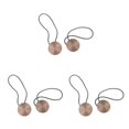 thumbnail image 1 of yingyy 1/2/3/5 2 Pieces Curtain Tieback Round Polyester Replacement Simple Style Household Kitchen Sunshade Drape Fixing Fastener Red 3PCS, 1 of 6