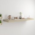 thumbnail image 1 of vidaXL Floating Wall Shelf Oak 80x23.5x3.8 cm MDF, 1 of 4