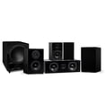 thumbnail image 1 of Fluance Elite High Definition Compact Surround Sound Home Theater 5.1 Channel Speaker System including 2-Way Bookshelf, Center Channel, Rear Surrounds and DB10 Subwoofer - Black Ash (SX51BC), 1 of 8