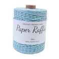 thumbnail image 2 of Abbracc Raffia Paper Ribbon Paper Rope Round Twine String 300M/328 Yards Yarn Thread Raffia Ribbon for Crocheting Bags Nesting Basket Light Blue, 2 of 9