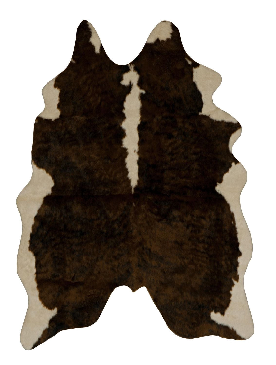 Mini tapis d'appoint en fausse peau de vache X bringé
