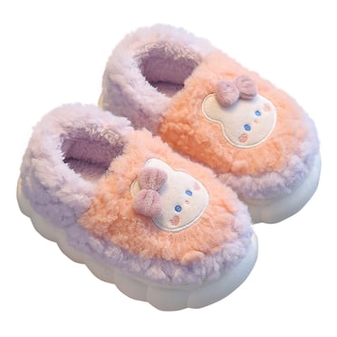 Économies d'Automne/hiver! Pantoufles pour Fille SROBPTY, Enfants d'Hiver Ajout Non Garder au Chaud Pantoufles de Maison