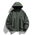 thumbnail image 4 of Styesk Jackets for Men Men's Spring And Charge Coat Thin Outdoor Mountaineering And Riding Windproof Work Coat, 4 of 4