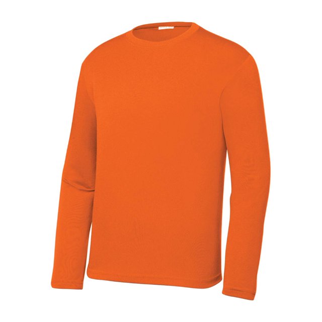 Gravity Threads Youth Long-Sleeve Moisture WickenIng Shirt - Deep Orange - X-Large