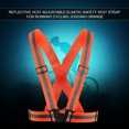 thumbnail image 1 of Sonew Yctze Reflective Vest Running Equipment ， Reflective Vest Adjustable Elastic Safety Vest Strap For Running Cycling Jogging, 1 of 8