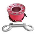 thumbnail image 2 of Reel Visibility Durability Technical Divers Impact-resistant Spool Hook Service Life Operation Finger Diving Portable Black Pink, 2 of 9