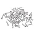 thumbnail image 1 of Unique Bargains M1.6x0.35x6mm Lot de 50 Vis Plates Rondes en Métal pour Machine à Entraînement Phillips, 1 of 5
