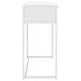 thumbnail image 2 of vidaXL Console Table White 72x35x75 cm Steel, 2 of 5