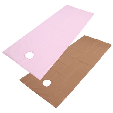 Drap de Lit de Massage Housse de Massage Drap de Lit de Salon de Beauté Housse de Lit de Massage Literie de Massage Drap de Lit de Salon de Beauté Imperméable Anti-Huile Housse de Lit de Massage avec Trou pour le Visage et la Respiration