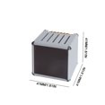 thumbnail image 3 of Jpxdew Pick Boîte de Rangement pour de Guitare 1.61x1.61x1.61 Po Plastique, Accessoires de Haut-Parleur Simulation, Support Compact pour Paddle, Organiser les Instruments de Musique, 3 of 3