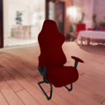 thumbnail image 4 of Wweixi Gaming Chair Cover Soft for Rotating Chair Reclining Racing Gaming Chair dark coffee wine red, 4 of 6