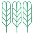thumbnail image 1 of Treillis de Jardin en Forme de Feuille pour Grimper Support de Plante en Pot (3 Pcs Rigide), 1 of 9