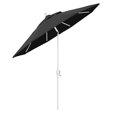thumbnail image 3 of Parasol de Marché en Aluminium de 7,5 Pieds à Inclinaison par Pression Blanc Mat/soleil/noir, 3 of 3