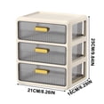 thumbnail image 3 of Boîte de Rangement de Bureau à Tiroirs Organisateur de Poste de Bureau Papeterie Cosmétiques Étagère de Rangement Armoire de Rangement, 3 of 4