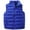 Blue, variant on yardsong Toddler Kids Puffer Down Vest Boys Girls 2026 Winter Warm Sleeveless Stand Collar Packable Pink,5-6Years