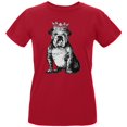 thumbnail image 1 of British Bulldog Crown Womens Organic T Shirt, 1 of 1
