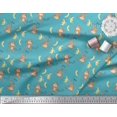 thumbnail image 3 of Soimoi Poly Georgette Fabric Banana & Monkey Kids Print Fabric by The Yard 52 Inch Wide, 3 of 3