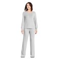 thumbnail image 2 of George Women's Long Sleeve Henley Top, 2 of 6