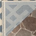 thumbnail image 4 of Safavieh Courtyard Tapis Bleu Intérieur Extérieur - Carré 4 Pieds, 4 of 5