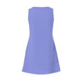 thumbnail image 4 of Mohiass Robe d'Été Sans Manches à Col en V pour Femmes Couleur Unie Plage 2024 Robe Bohème Décontractée Bleue 2TG, 4 of 7