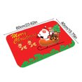 thumbnail image 4 of kurtrusly Christmas Bathroom Shower Mat Xmas Santa Claus Printed Toilet Absorbent Non Slip Bathing Rugs Household Decor, Type 13, 4 of 5