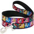 thumbnail image 1 of Dog Leash Disney Dreamer 7 Sparkling Princesses Tiara Purple White 6 Feet Long 0.5 Inch Wide, 1 of 5