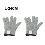 1 Pair Work Labor Gloves Cut-Resistant Protective Gloves Knitted Work Safety Glove Elastic Safety Work Gloves