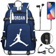 thumbnail image 1 of Youth Leisure Backpack College Student Backpack Multifunctional Sports Bag Basketball Player Jordan-ZJKDGJKJ, 1 of 4