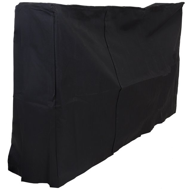Sunnydaze Housse de Support de Support de Bois de Chauffage en PVC pour Extérieur, Résistante aux Intempéries, Robuste et Durable - 6 Pieds - Noir