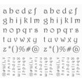 thumbnail image 3 of Clear , Hand-made Portable Lower Case Alphabet Journal , For Card Making Decoration DIY Scrapbook Scrapbooking Photo Album, 3 of 8