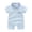 Sky Blue, variant on Yammkia Newborn Baby Boys Sleeveless Seersucker Romper One Piece Straps Overalls Jumpsuit Summer Smocked Clothes Bamboo Sleeper(Navy,6-9 Months)
