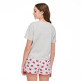 thumbnail image 3 of No Boundaries Women's Tee and Boxer Short 2-Piece Set, 3 of 6